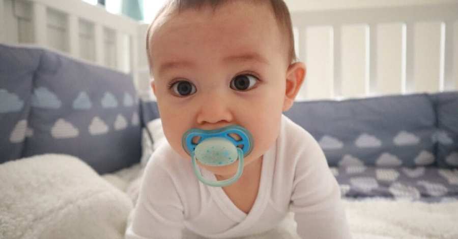 Baby Can Fit Whole Pacifier In Mouth